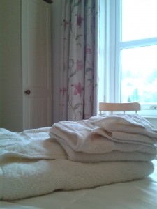 towel pile